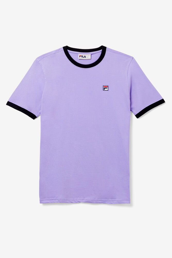 Fila Marconi Ringer T-Shirt Purple - Mens - 70963NBHL